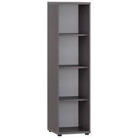 AKTENREGAL SERIE 4000 REGAL 4850 - Schwarz/Grau, MODERN, Holzwerkstoff (93,3/152,8/39,5cm) - MID.YOU