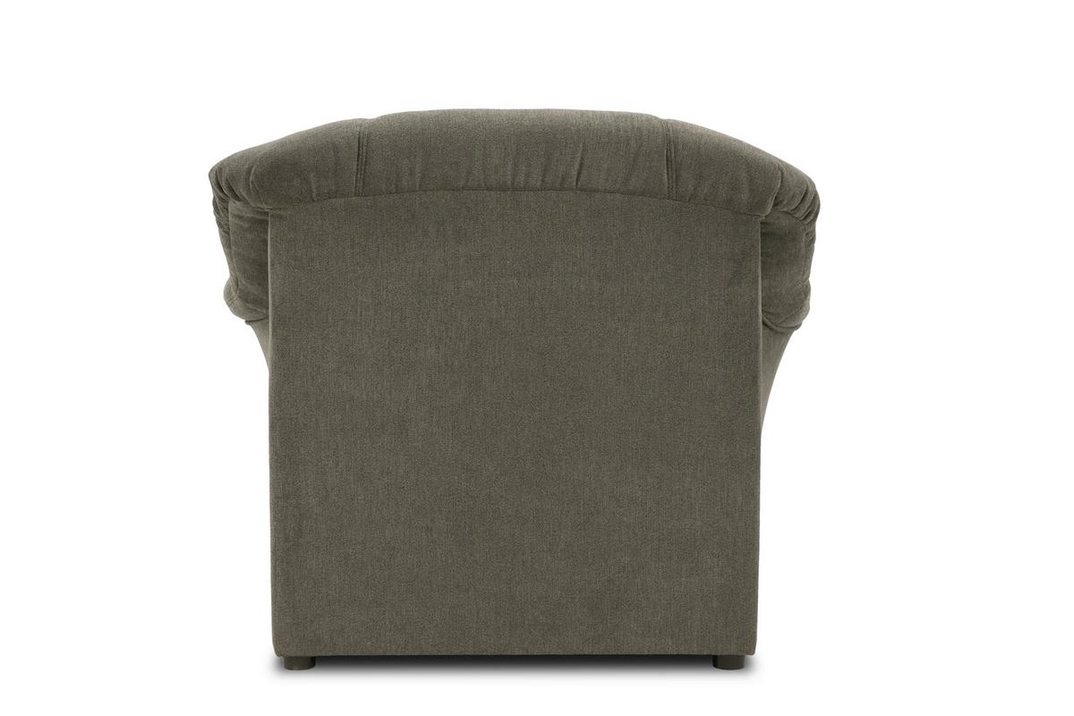 Polstersessel Mit Armlehnen Sarafina Mikrofaser Greige - Greige/Schwarz, KONVENTIONELL, Textil (102/83/81cm) - MID.YOU