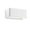 Wandleuchte Click Weiß B: 10 cm - Weiß, Design, Metall (20/10/8cm) - Ideal Lux