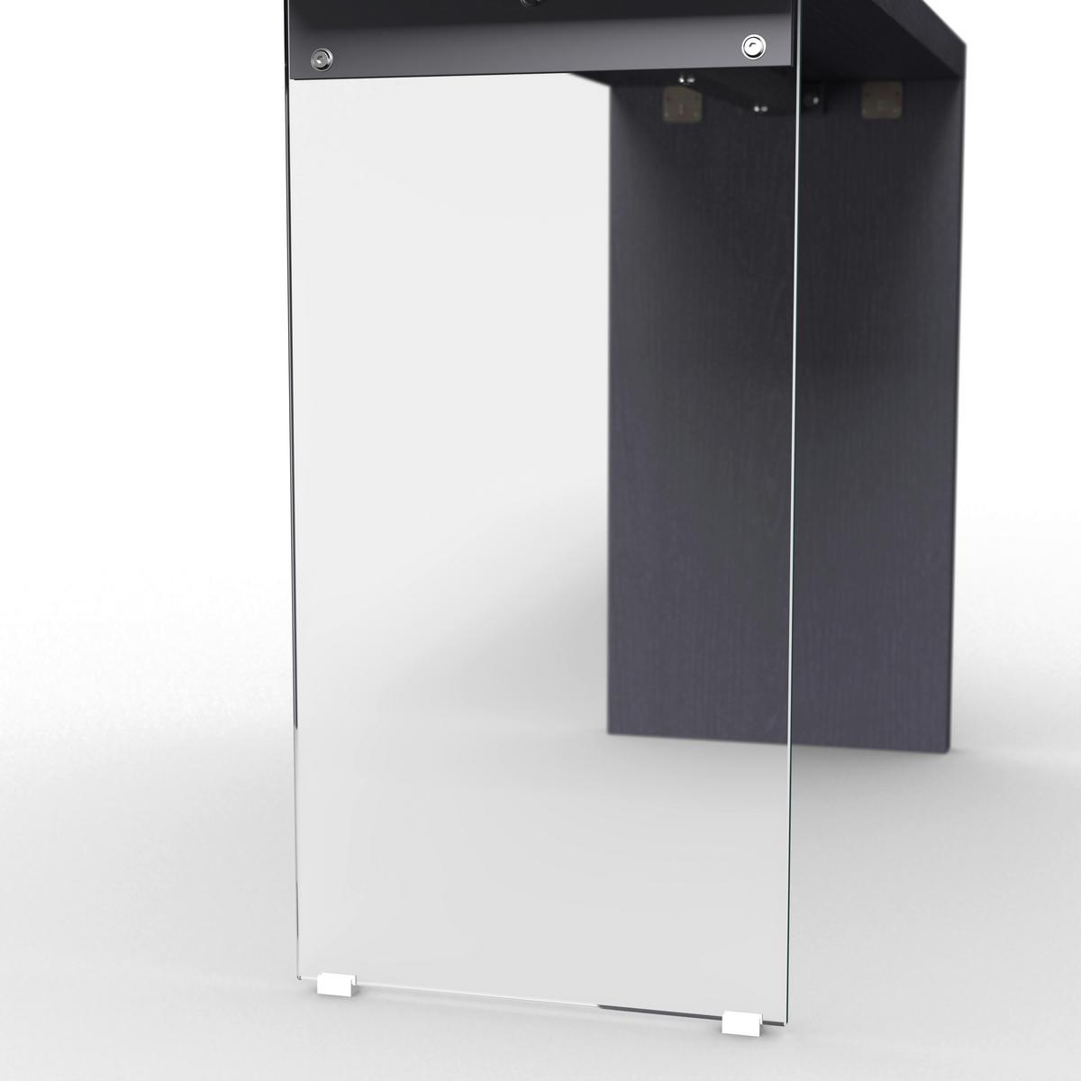 KONZOLOVÝ STOLEK MILAN - barvy dubu/černá, Moderní, dřevo/kompozitní dřevo (120/80/40cm) - Bessagi Home