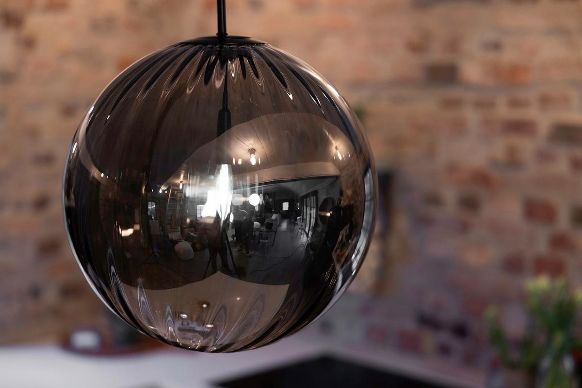 Pendelleuchte Memory-Funktion, 40w - Schwarz/Grau, Basics (35/53.5/35cm) - Markslöjd