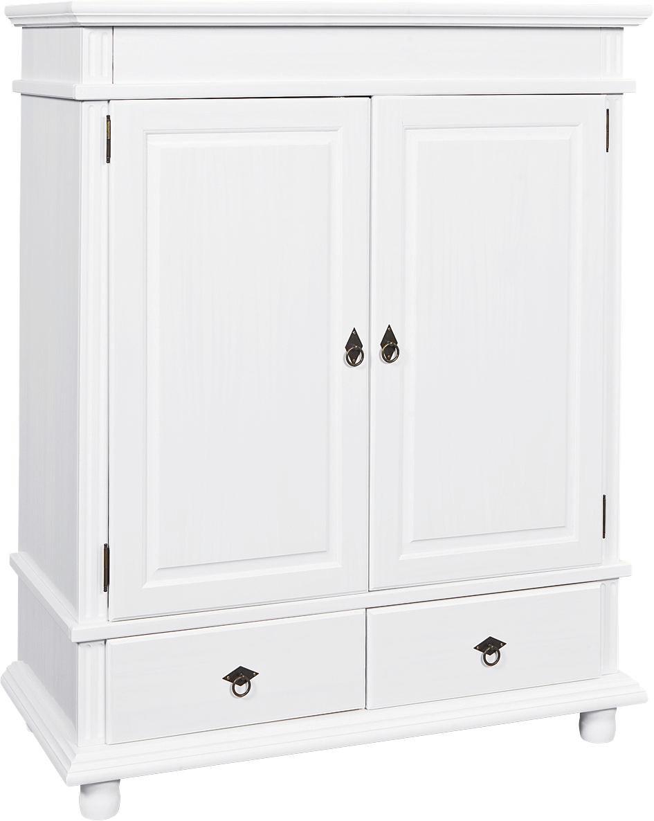 Kommode Danz B: Ca 116 cm Weiß - Weiß, Design, Holz (116/140/57cm) - Carryhome