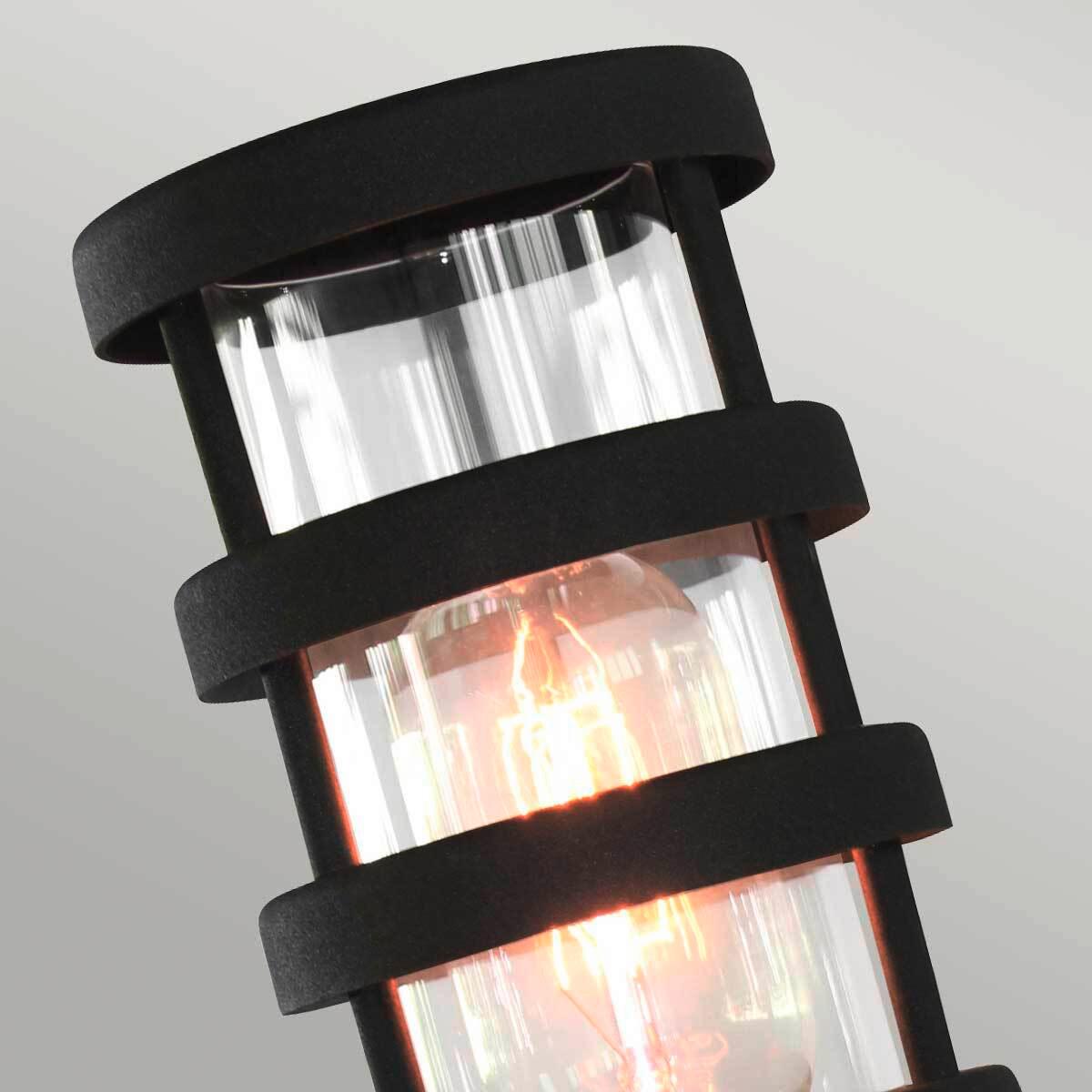 Wegeleuchte Hornbaek-Ped - Schwarz, KONVENTIONELL, Metall (30,7/13cm) - Elstead Lighting