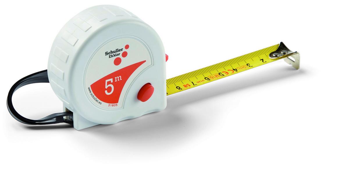 Rollmaßband S31605 Go Rollmeter - Weiß, Basics, Kunststoff/Metall (500cm) - SCHULLER Eh klar