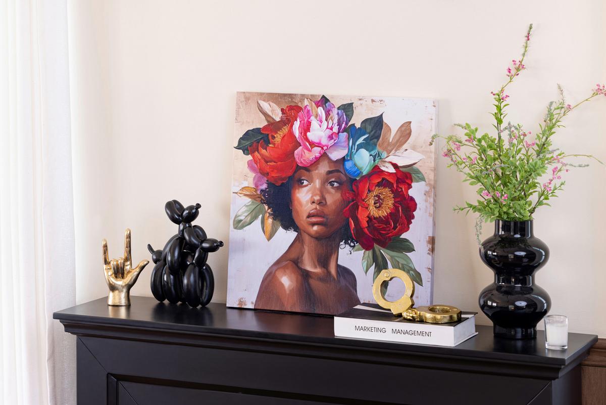 Leinwandbild Miriam -Paz- - Multicolor, KONVENTIONELL, Kunststoff/Textil (50/2,4/50cm) - James Wood