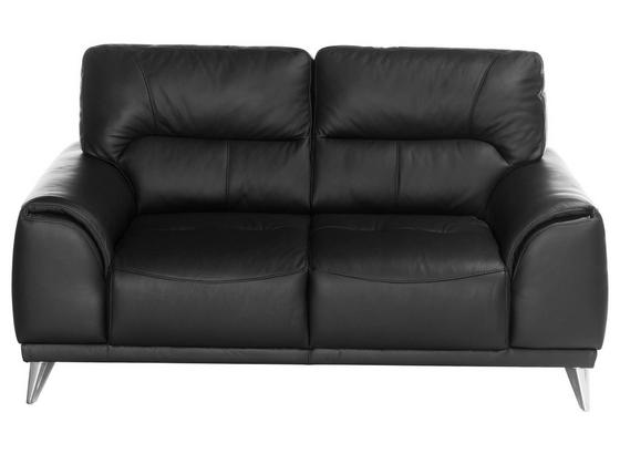 Zweisitzer-Sofa Frisco - Chromfarben/Schwarz, MODERN, Textil (166/92/96cm) Zweisitzer-Sofa Frisco - Chromfarben/Schwarz, MODERN, Textil (166/92/96cm)