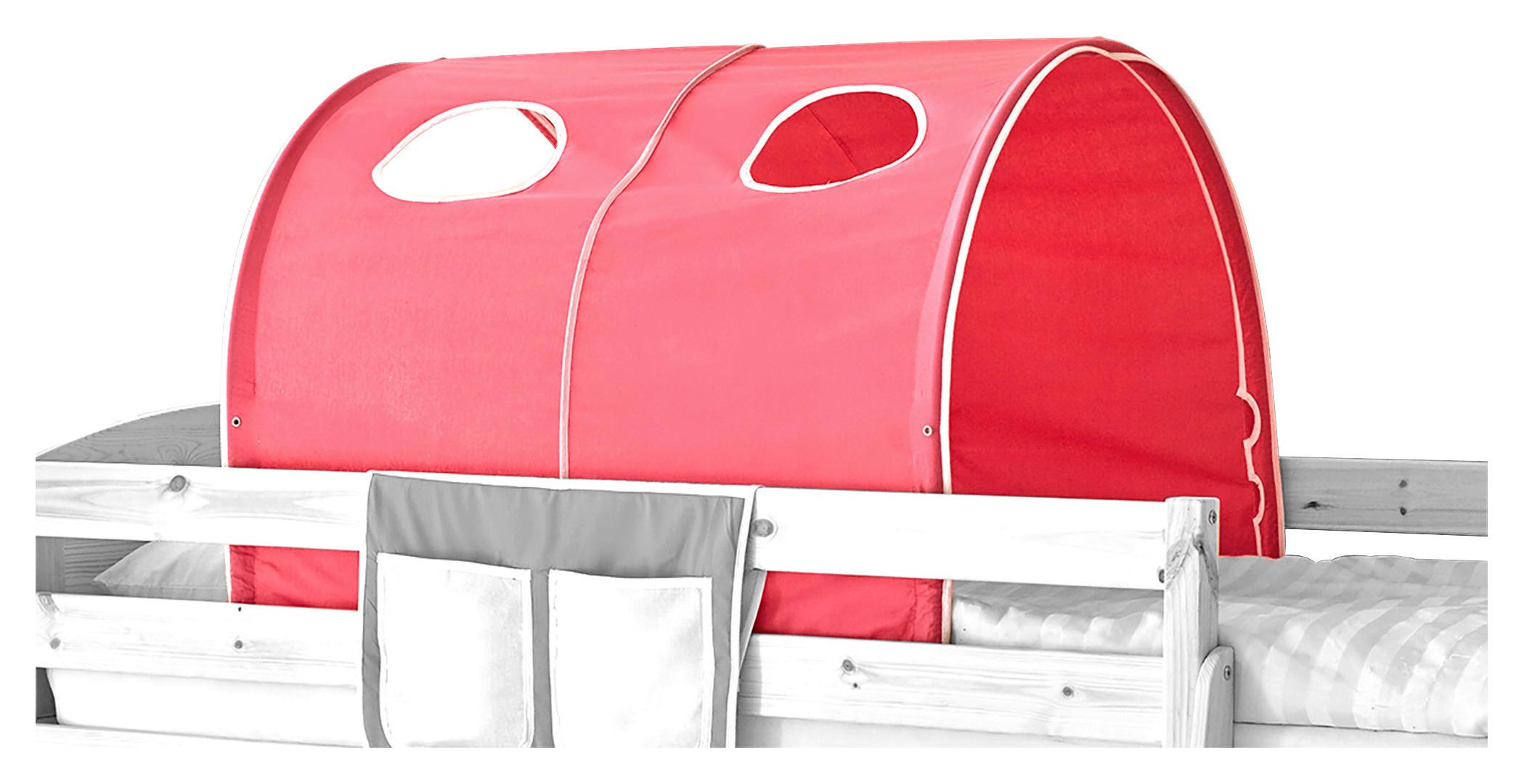 Tunnelset Rosa/Weiß B: 100 cm mit Gestänge