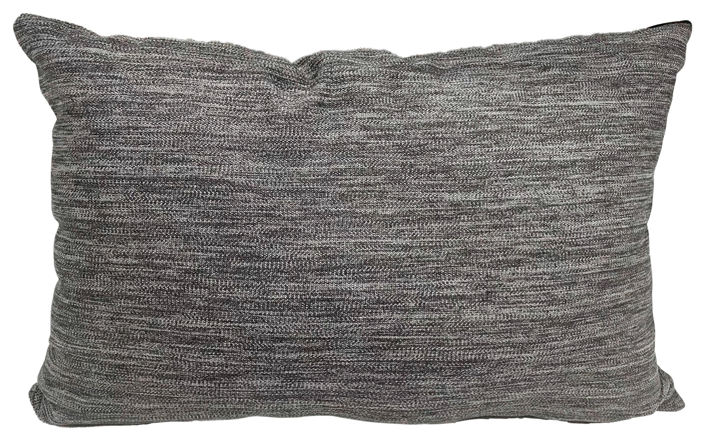 Zierkissen Carmina 50x70 cm Polyester Anthrazit mit Zipp - Anthrazit, ROMANTIK / LANDHAUS, Textil (50/70cm) - James Wood
