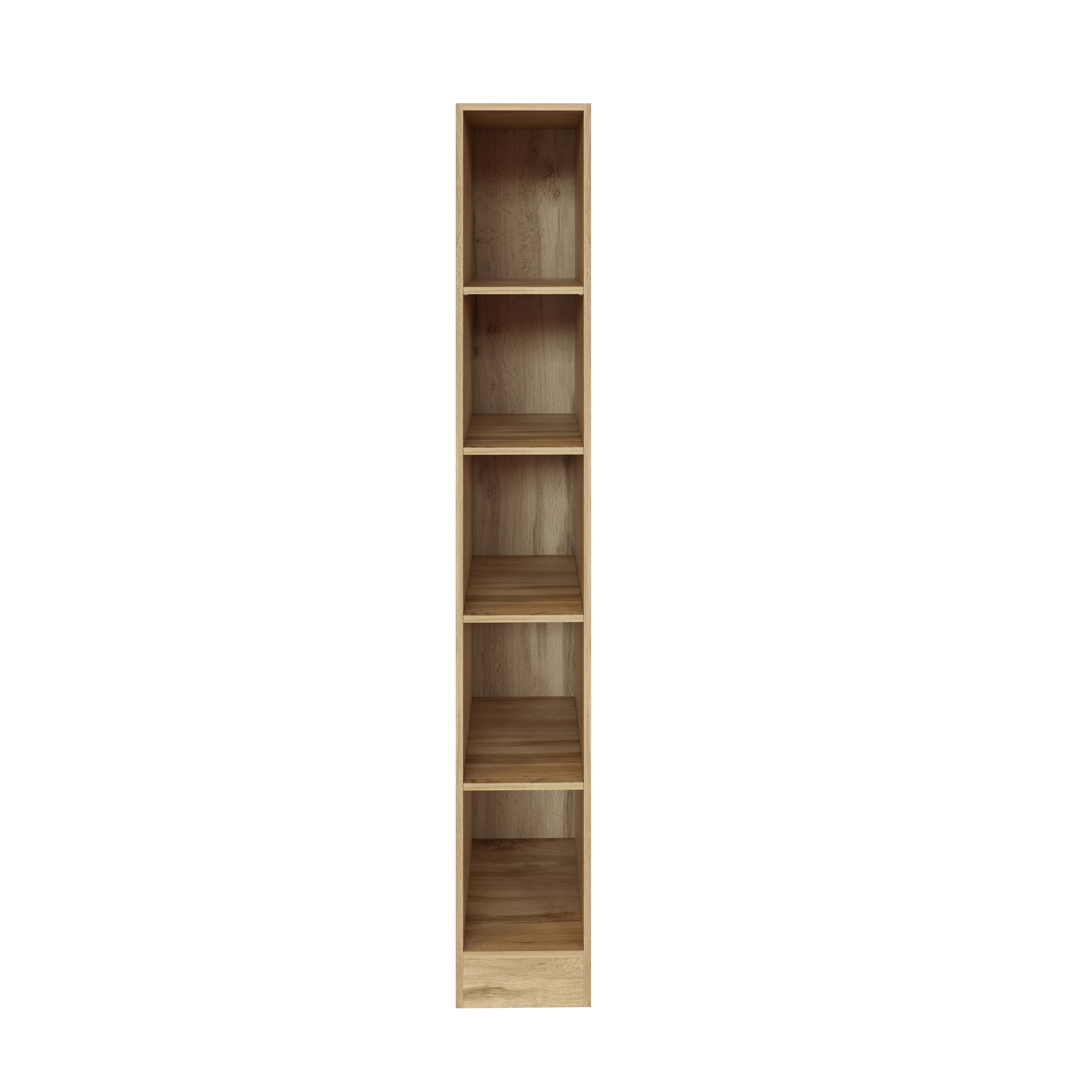 Regal Offen Mit 4 Einlegeböden 30 cm Eichefarben - Eichefarben, MODERN, Holzwerkstoff (30/200/60cm) - Held