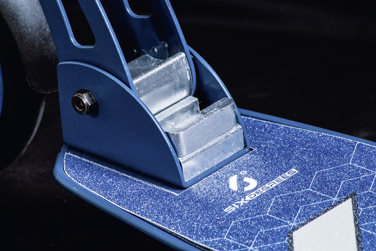 Kinder-scooter Six Degrees, Blau, Ø 205 Mm, Klappbar - Blau, Basics, Metall (93,5/34,5/102cm)