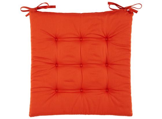 Sedací Polštář Lola -based- -top- - terra cotta, textil (40/40/2cm) - Based Sedací Polštář Lola -based- -top- - terra cotta, textil (40/40/2cm) - Based