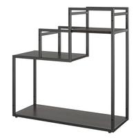 Blumenständer Weston Dunkelbraun B: 58 cm - Dunkelbraun, Design, Metall (58/58/23cm) - MID.YOU