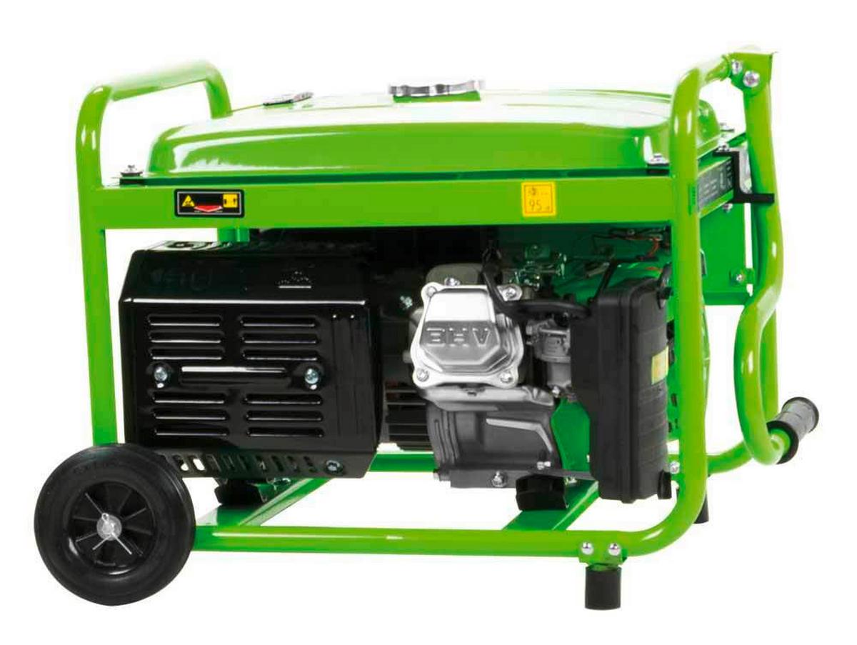 Stromerzeuger Zi-ste2800 4-Takt-Motor, Mit Räder - Grün, Basics, Metall (68/53/48,5cm) - Zipper