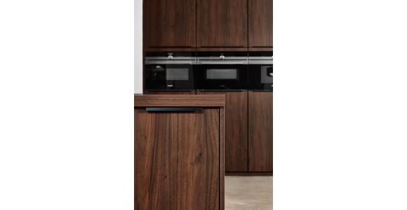Einbauküche Riga Frei Planbar Modern, Grifflos - Eichefarben/Anthrazit, MODERN, Holzwerkstoff - Vertico