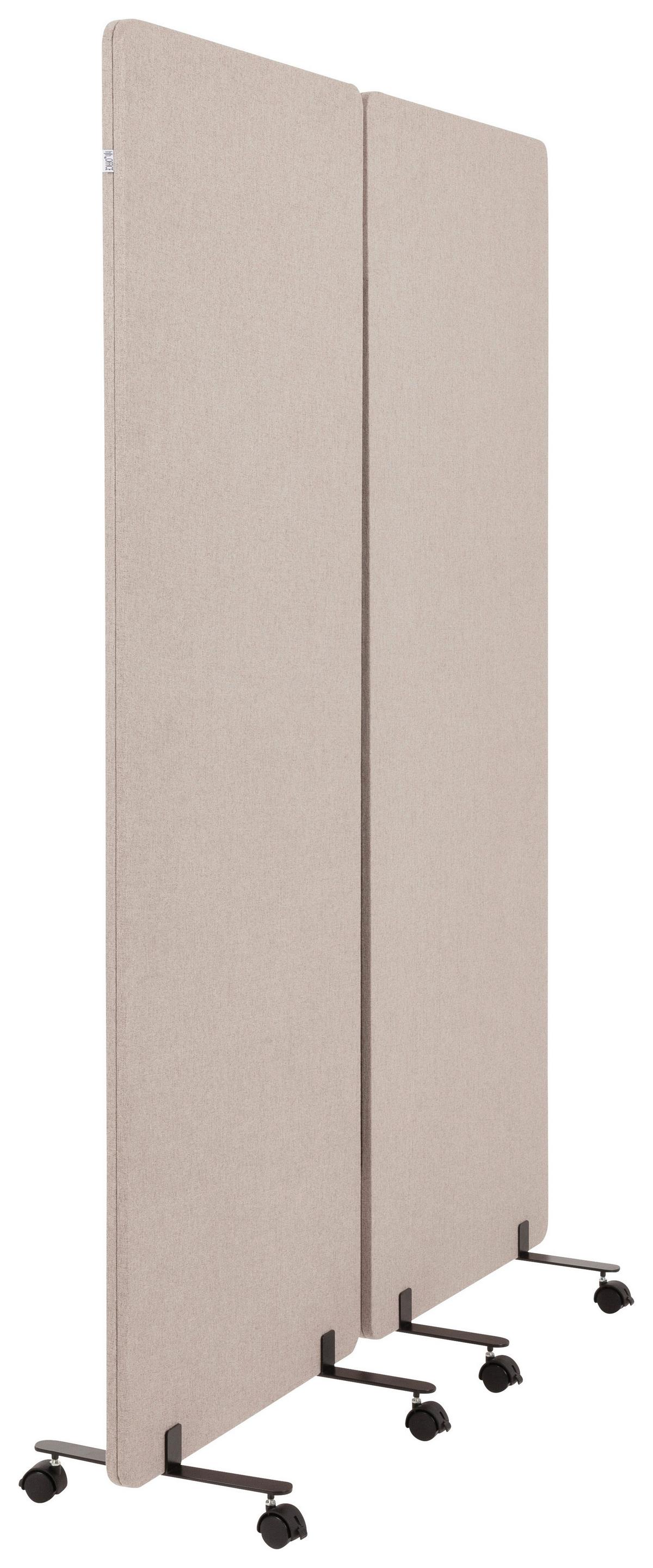 Trennwand Flexmiut - Taupe, Basics, Kunststoff/Textil (60/177/35cm) - MID.YOU