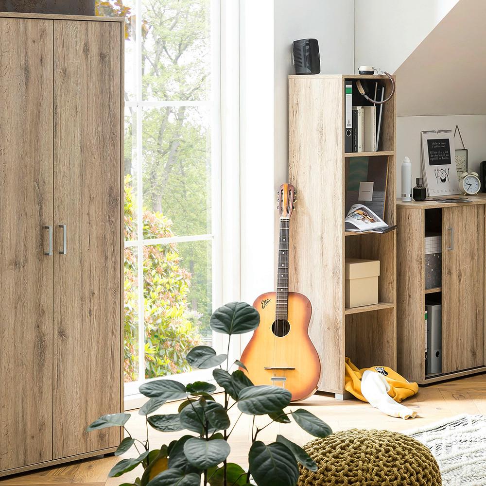 Aktenschrank Niels H650 2t - Wildeiche, MODERN, Holzwerkstoff (65,1/163,6/41cm) - MID.YOU
