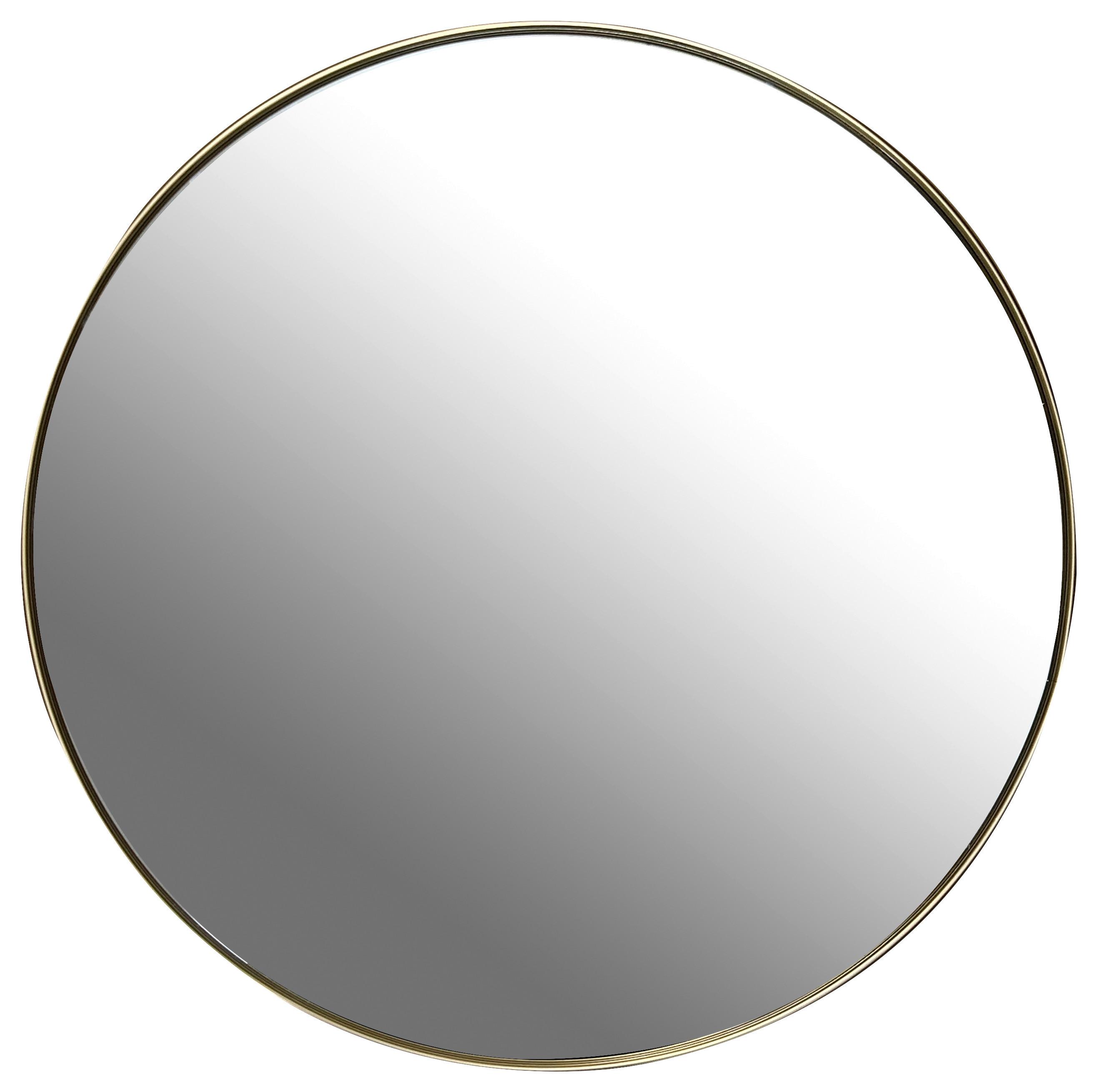 Spiegel Rom - Goldfarben, MODERN, Glas/Metall (50/50/1,5cm)