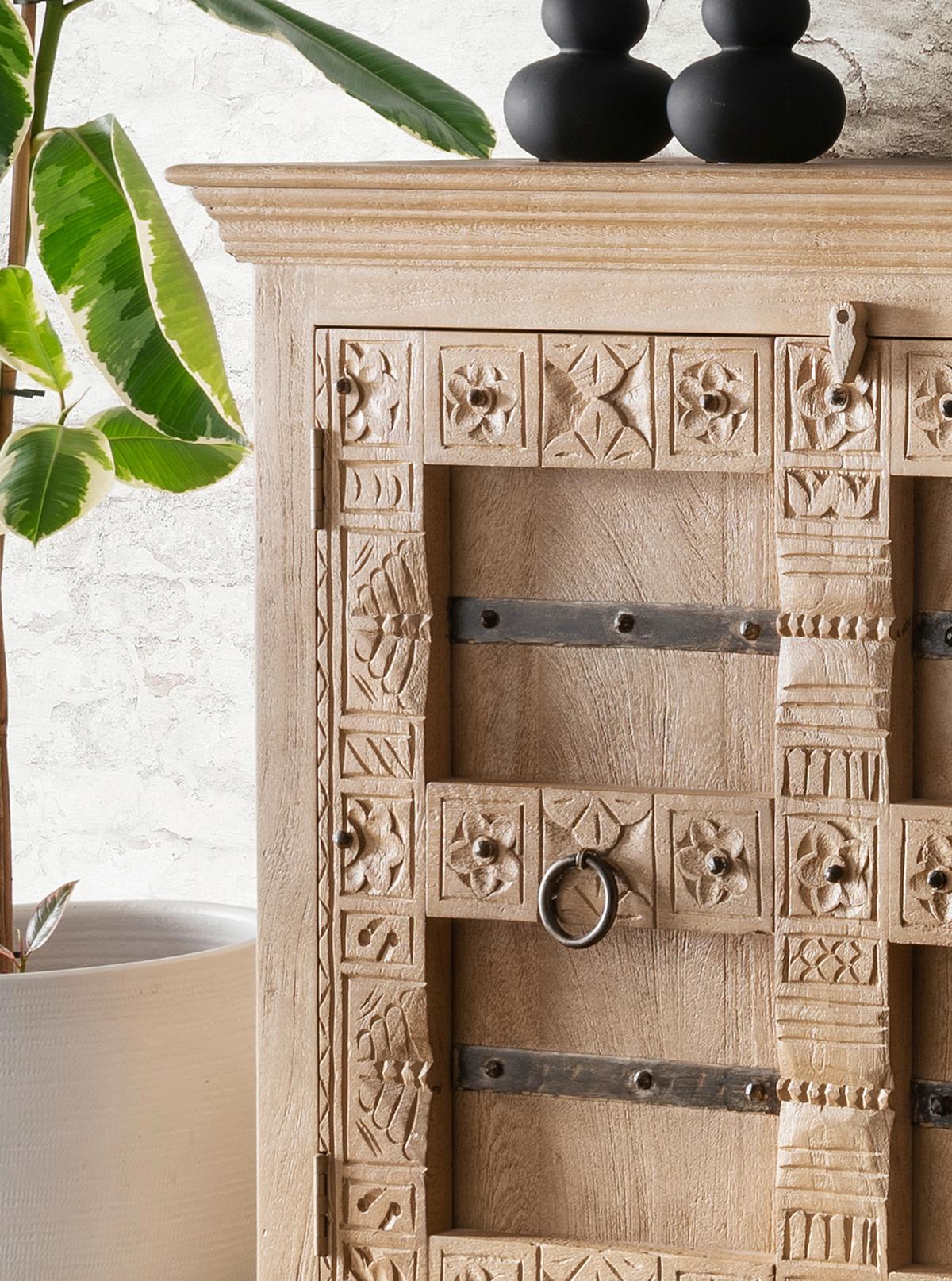 SIDEBOARD Naturfarben B: 180cm - Naturfarben, Design, Holz (180/90/45cm) - MID.YOU