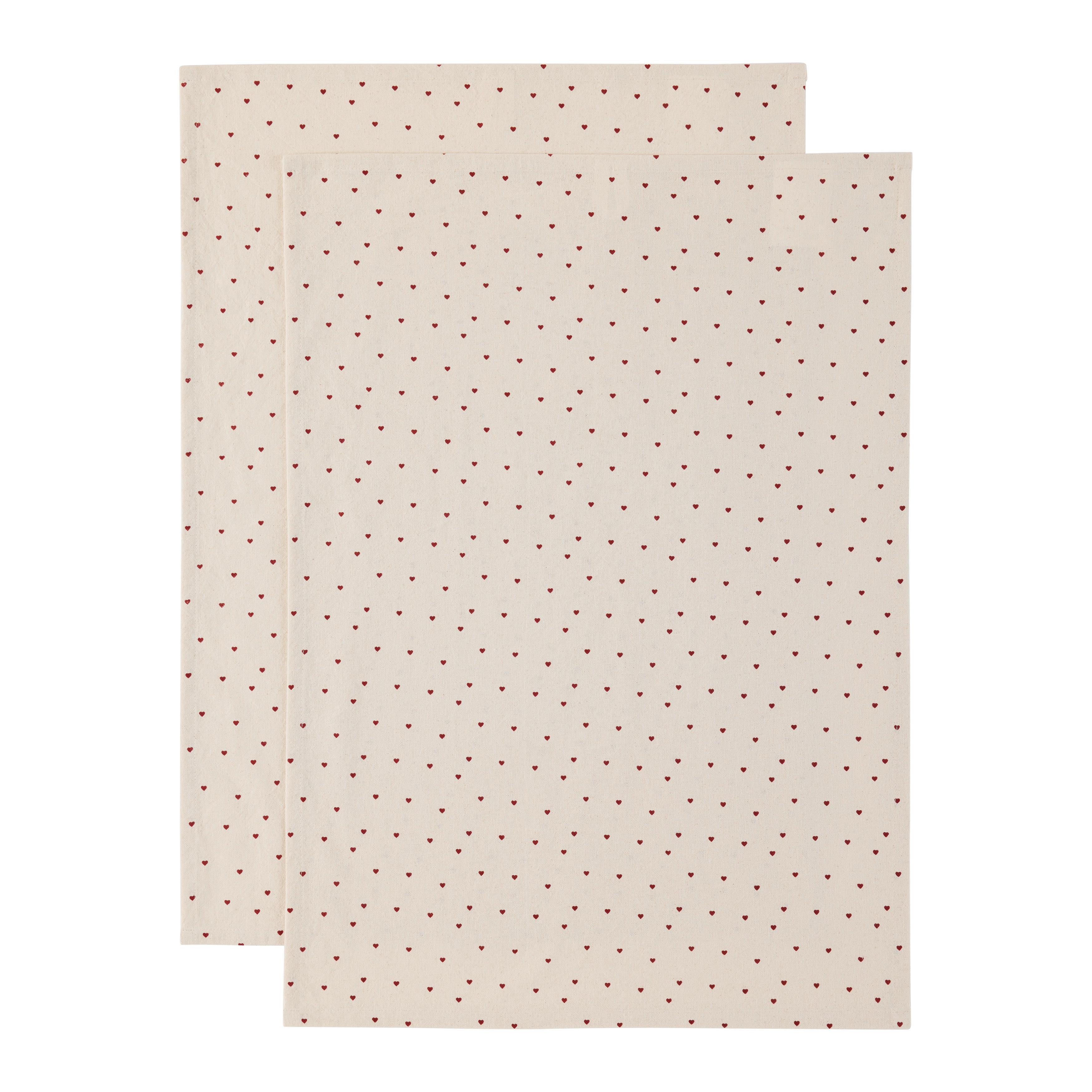 SADA UTIEROK NA RIAD MARIE - krémová/červená, textil (50/70cm) - Mömax