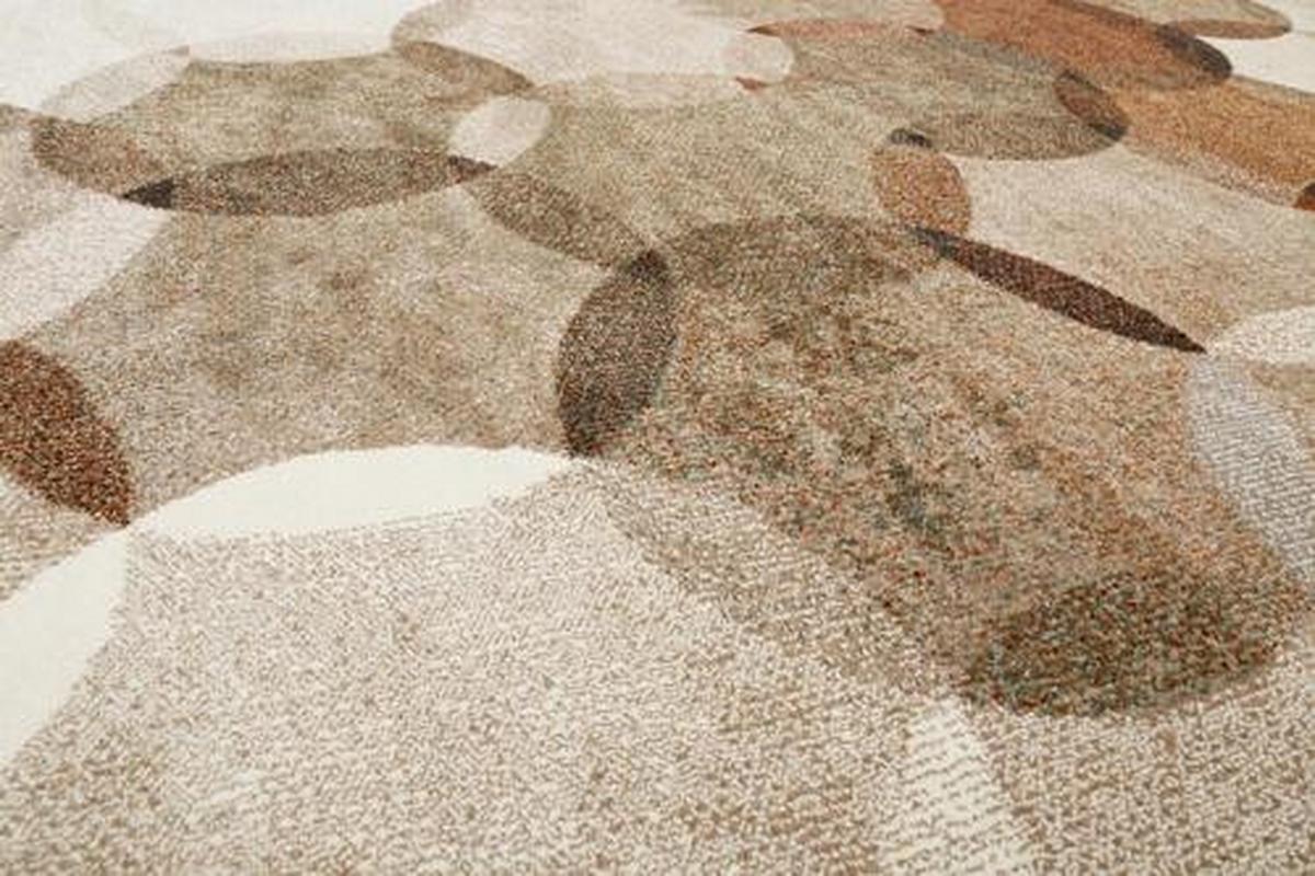 Webteppich Beige/braun Graphik Modernina 80x150 Cm - Rotbraun/Beige, Design, Textil (80/150cm) - Esprit