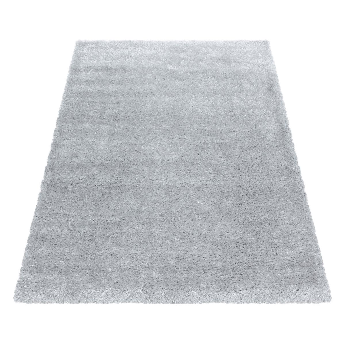 Behúň s vysokým vlasom BRILLIANT 80x250cm - strieborná, Basics, textil (80/250cm)