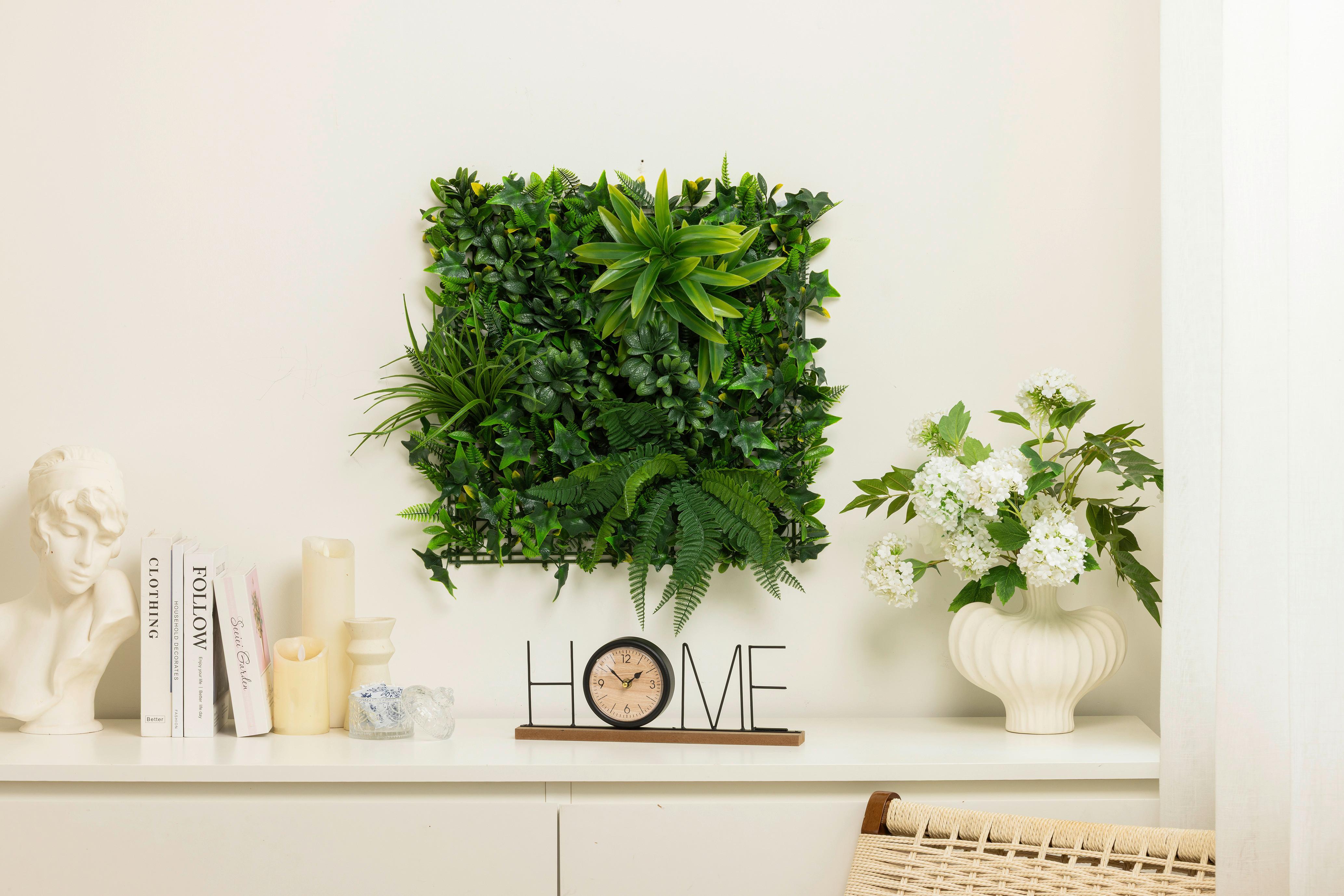 Dekogras Luis - Grün, KONVENTIONELL, Kunststoff (50/50cm) - Luca Bessoni