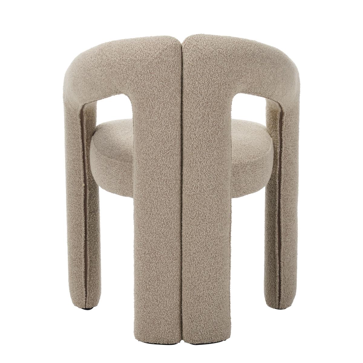 ARMLEHNSTUHL-SET Maro Sandfarben B: 60cm - Sandfarben, MODERN, Textil/Metall (60/78/57cm) - Livetastic