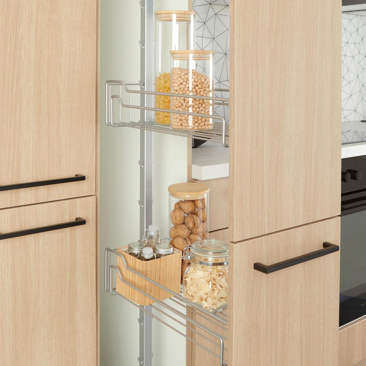 Küchenblock Plan/win - Eichefarben/Anthrazit, MODERN, Holzwerkstoff (310cm) - Express-Kuechen