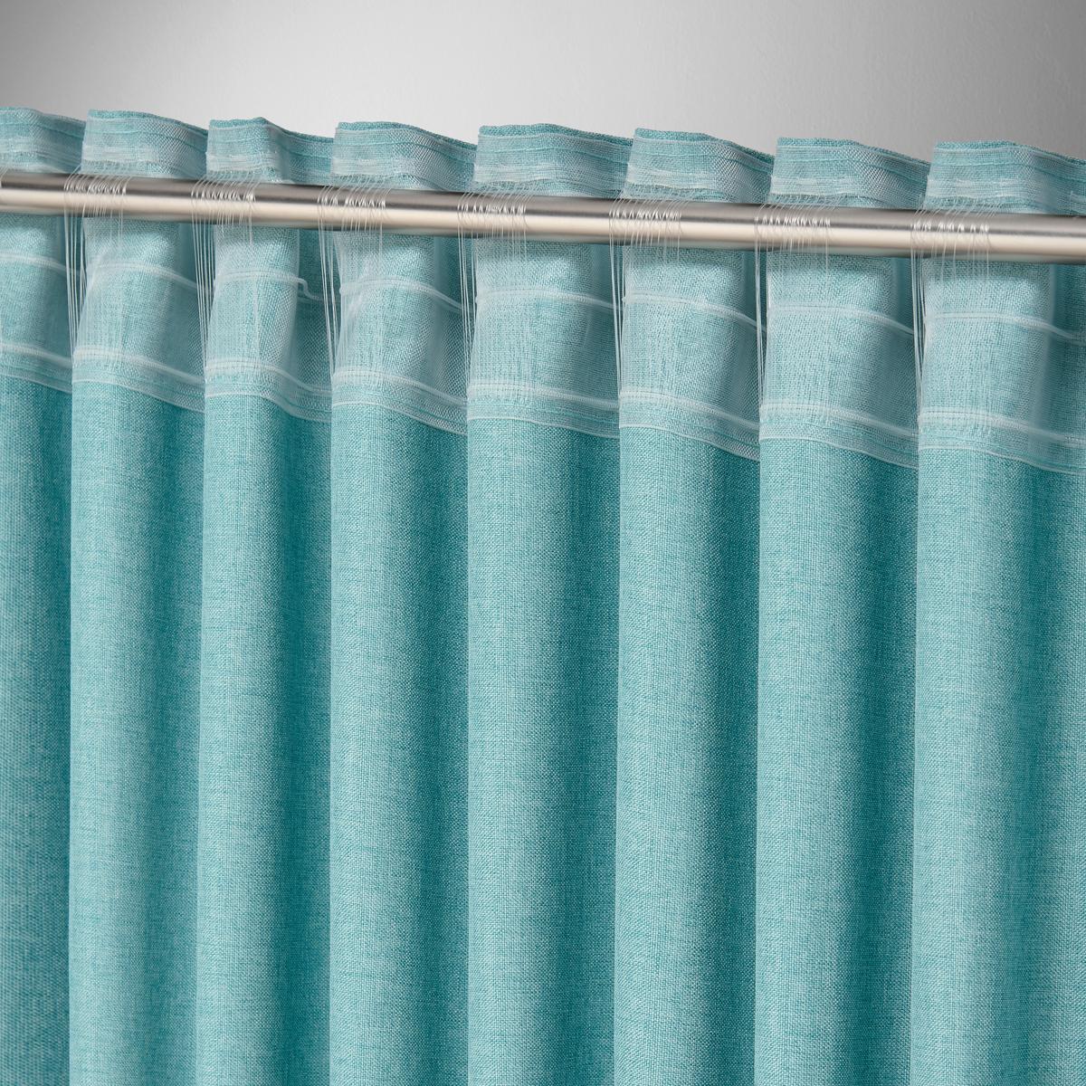 HOTOVÝ ZÁVĚS ULRICH -EXT- -TOP- - světle modrá, textil (135/245cm) - Modern Living
