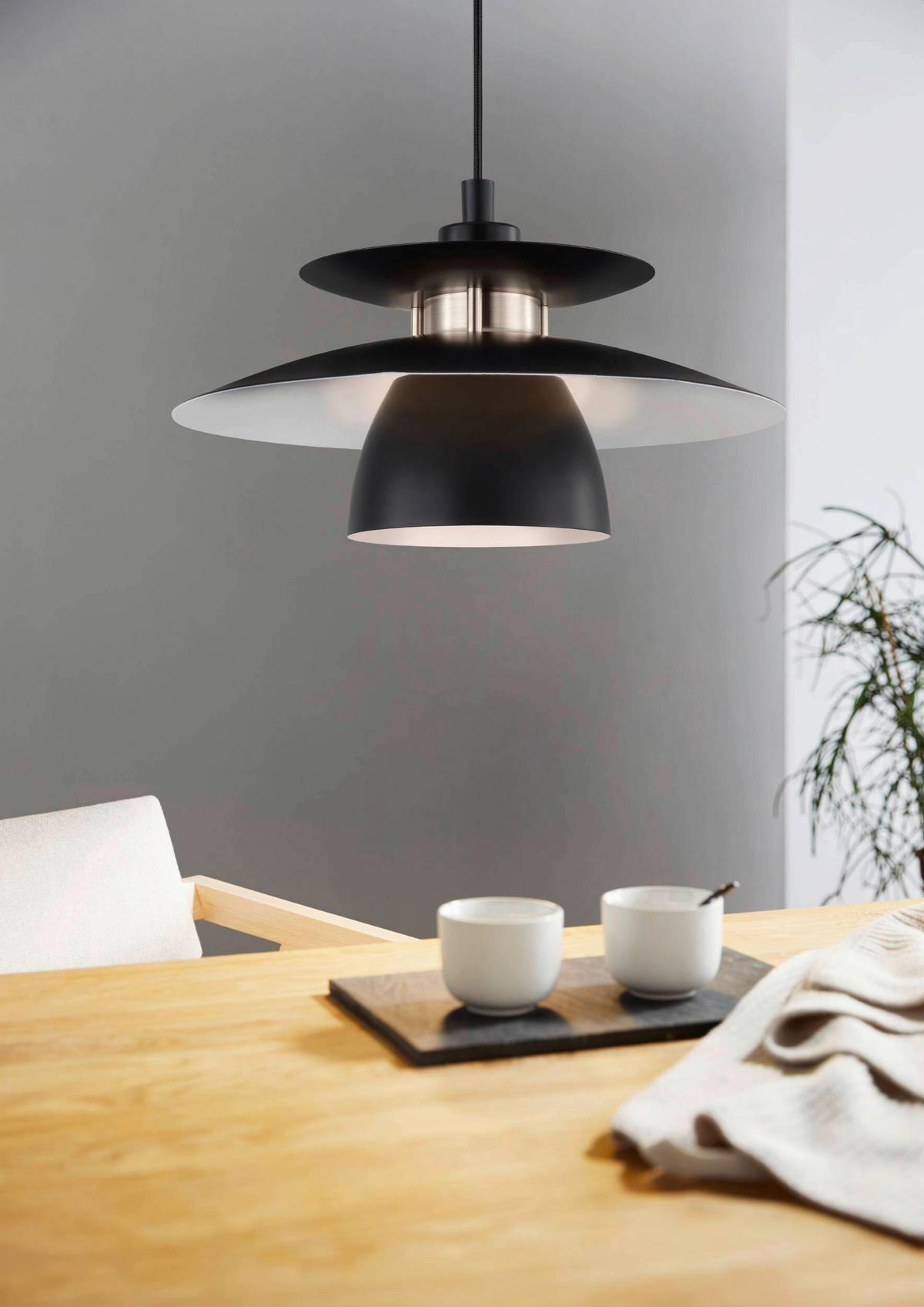 Hängeleuchte 98735* Brenda - Schwarz, Design, Metall (32/150cm) - Eglo
