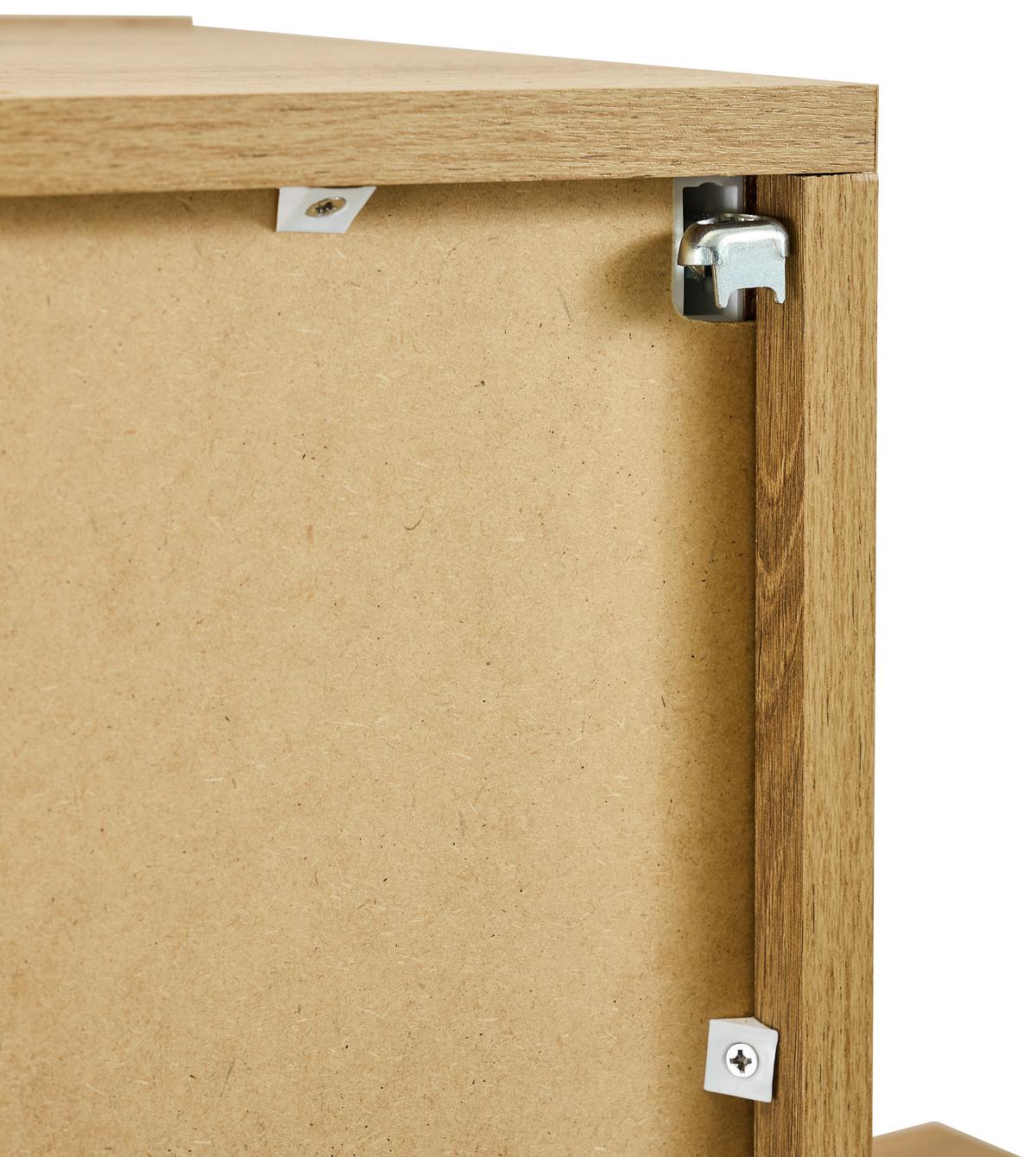 WOHNWAND RACE - Eichefarben, Design, Holzwerkstoff (247/86/36cm) - MID.YOU