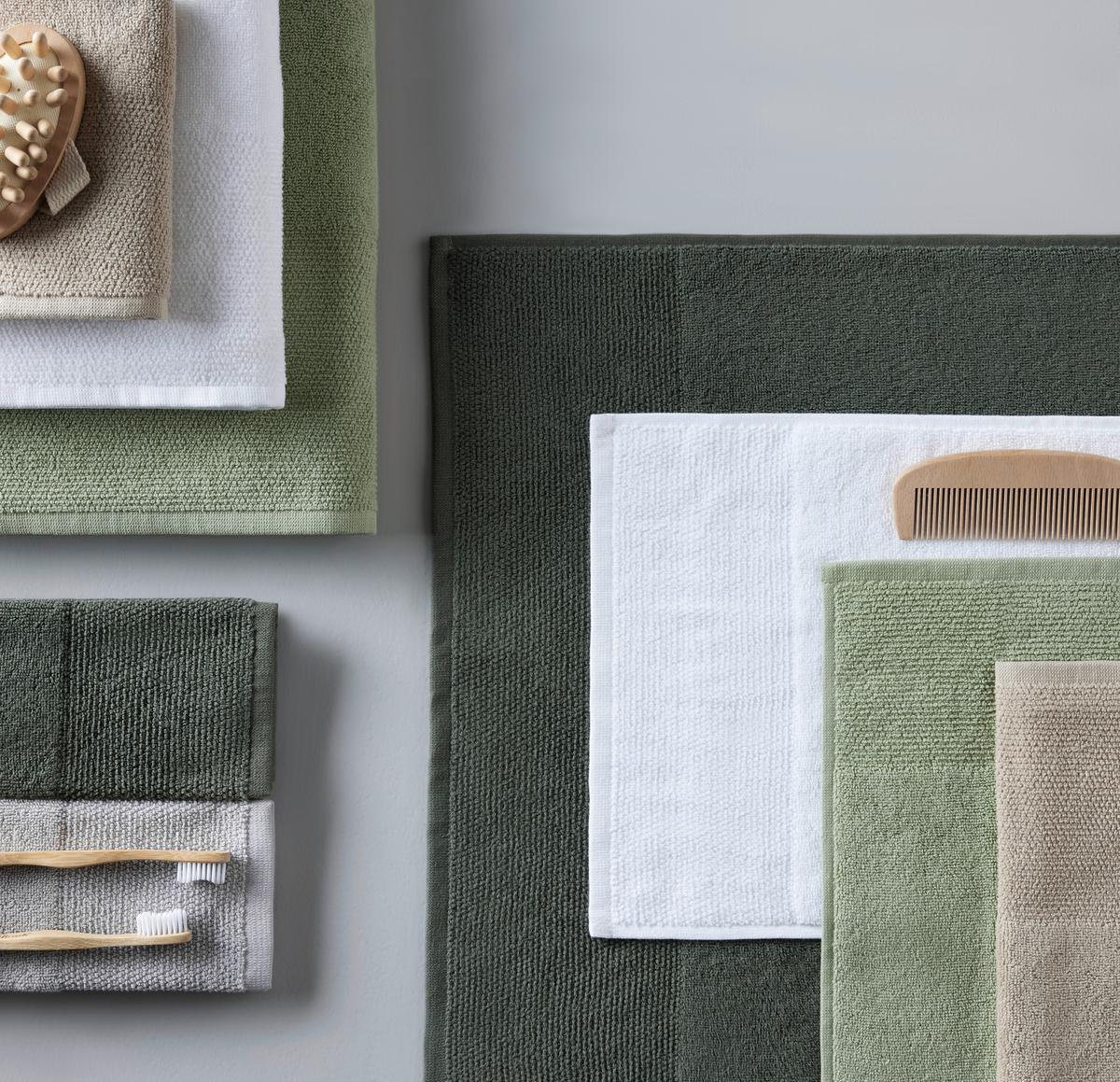 RUČNÍK PRO HOSTY Olivia, 30/50cm, bílá - bílá, Konvenční, textil (30/50cm) - Premium Living