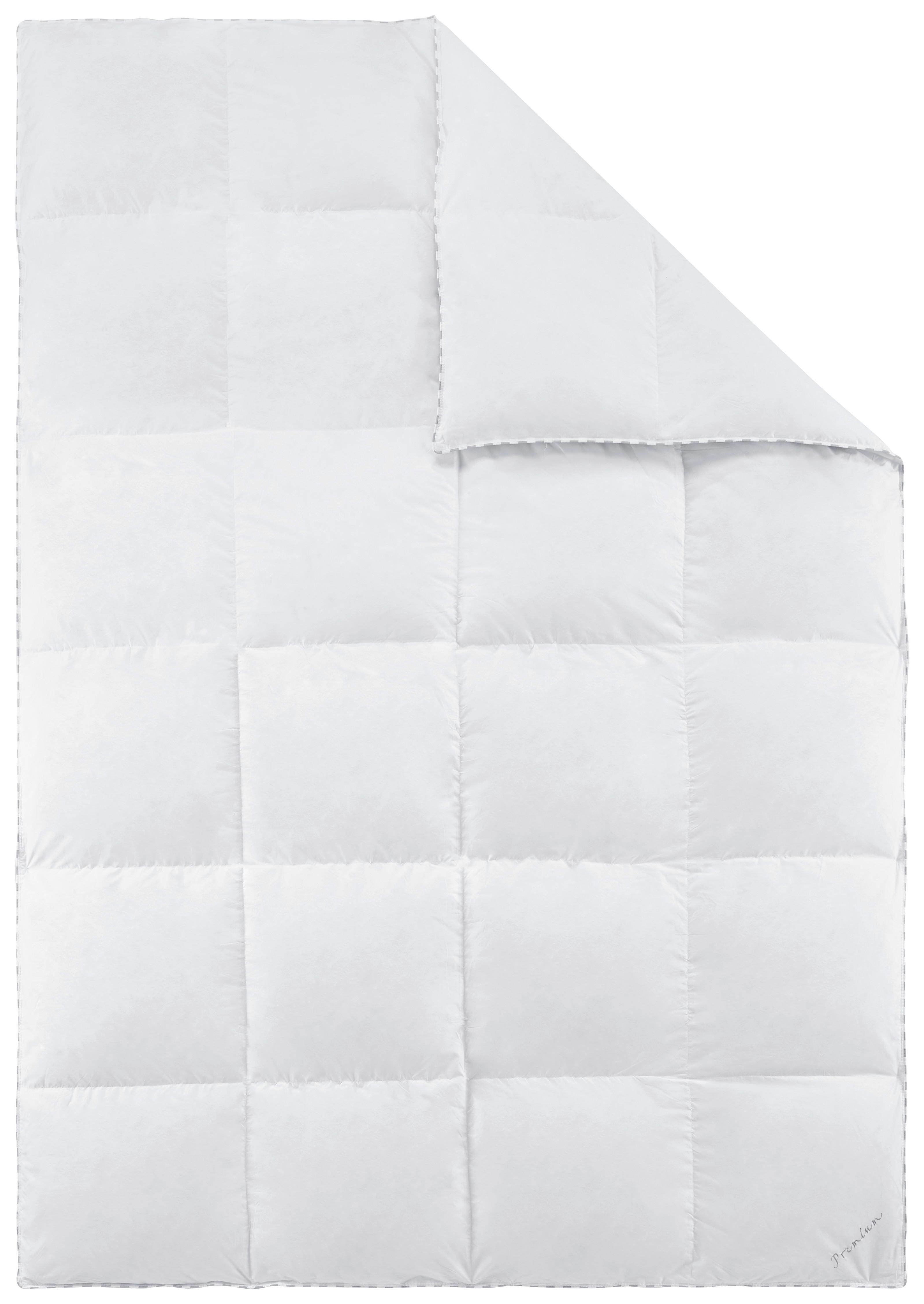 Daunendecke Premium Mittel Ca. 140x200cm - bílá, textil (135-140/200cm) - Premium Living