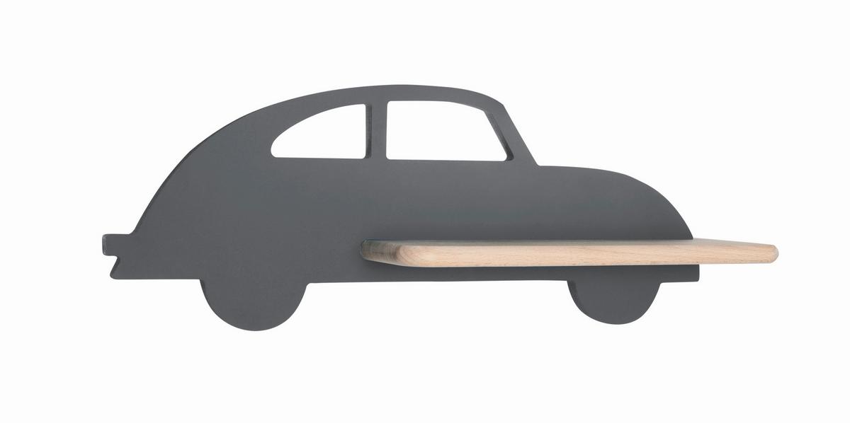 Kinderwandleuchte 21-84774 Car - Grau, Basics, Holz/Holzwerkstoff (43/12/15cm)