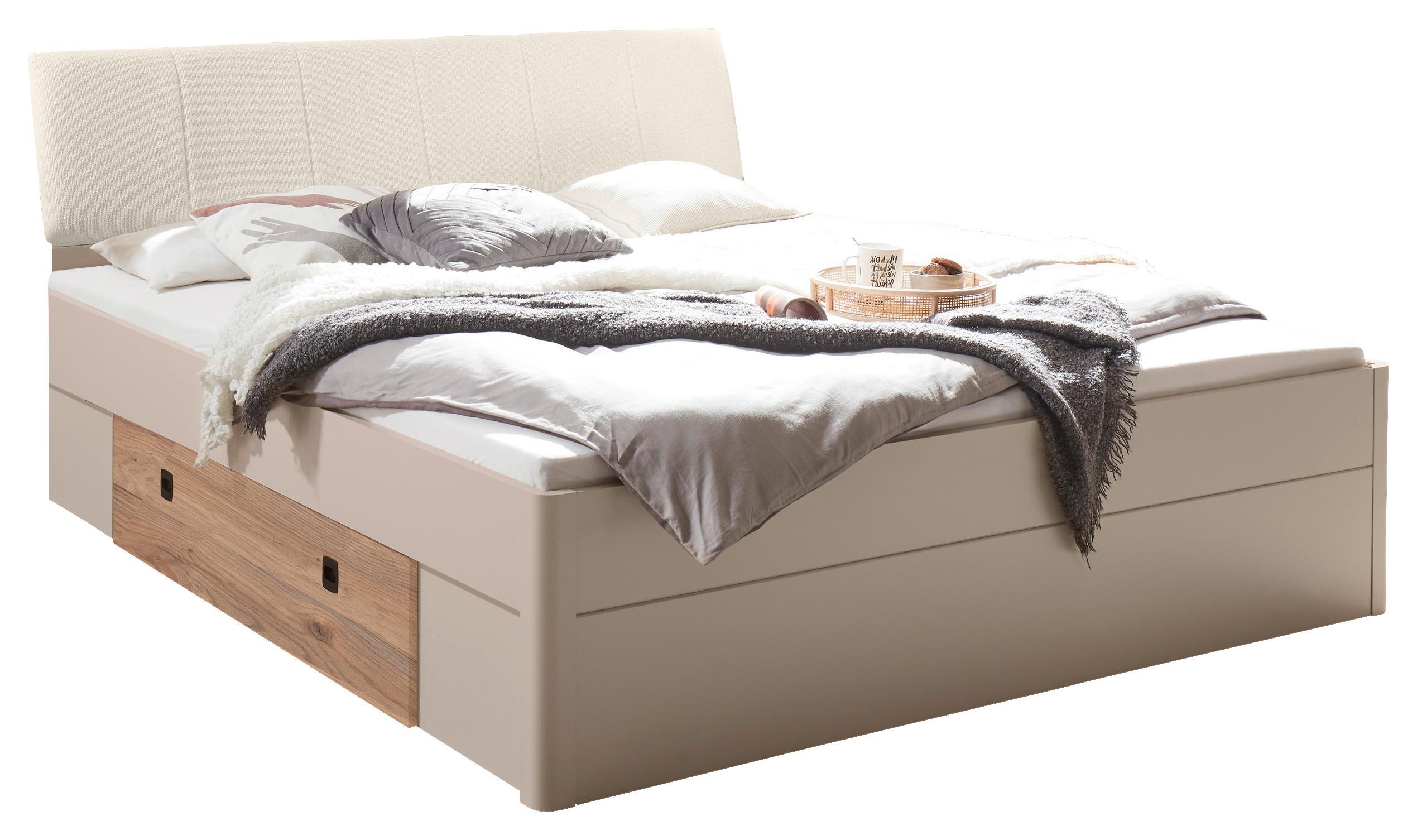 Stauraumbett TESSONA LF: 180x200 cm Kaschmir