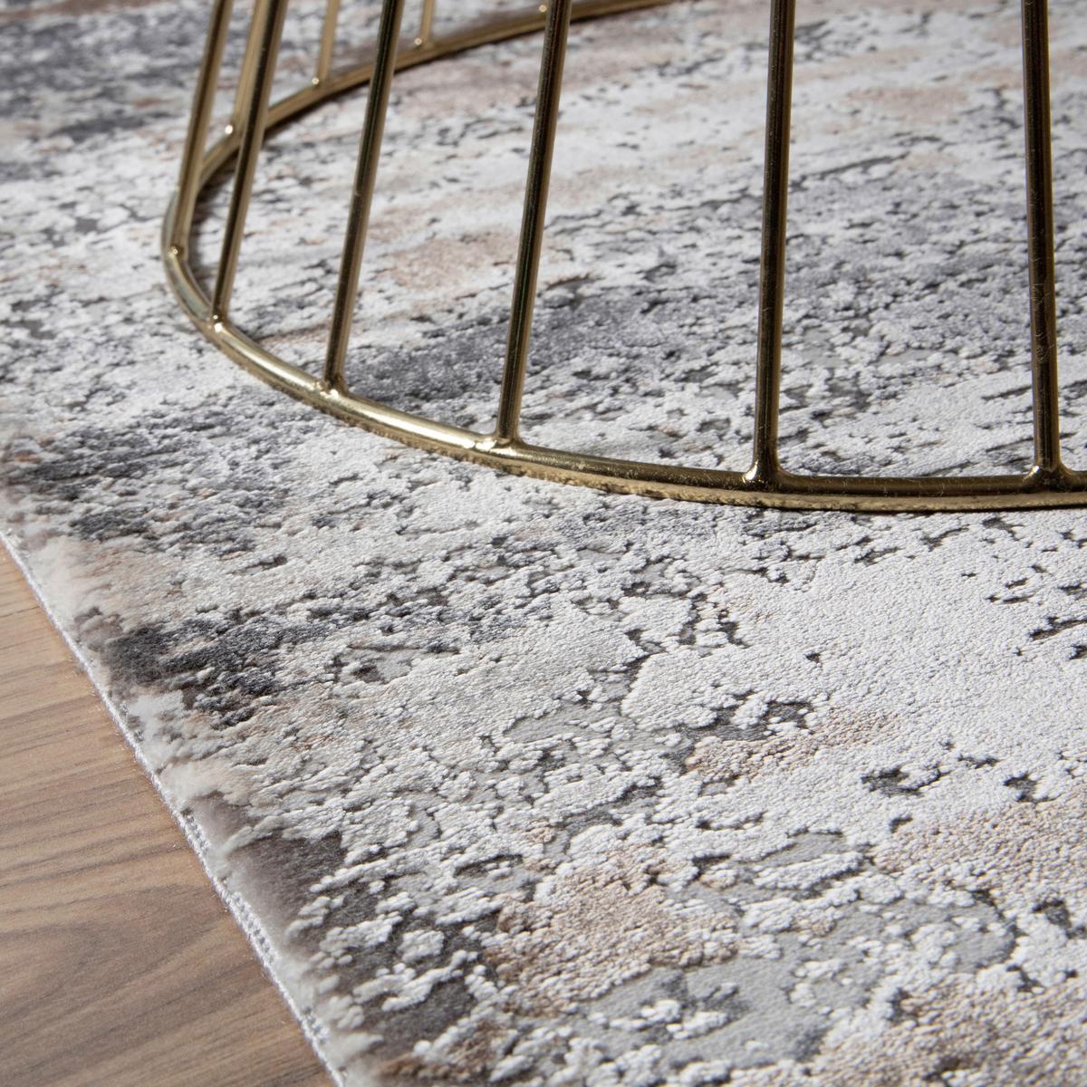 Webteppich Taupe My Jewel Of Obsession 200x290 cm - Taupe, KONVENTIONELL, Textil (200/290cm) - Obsession