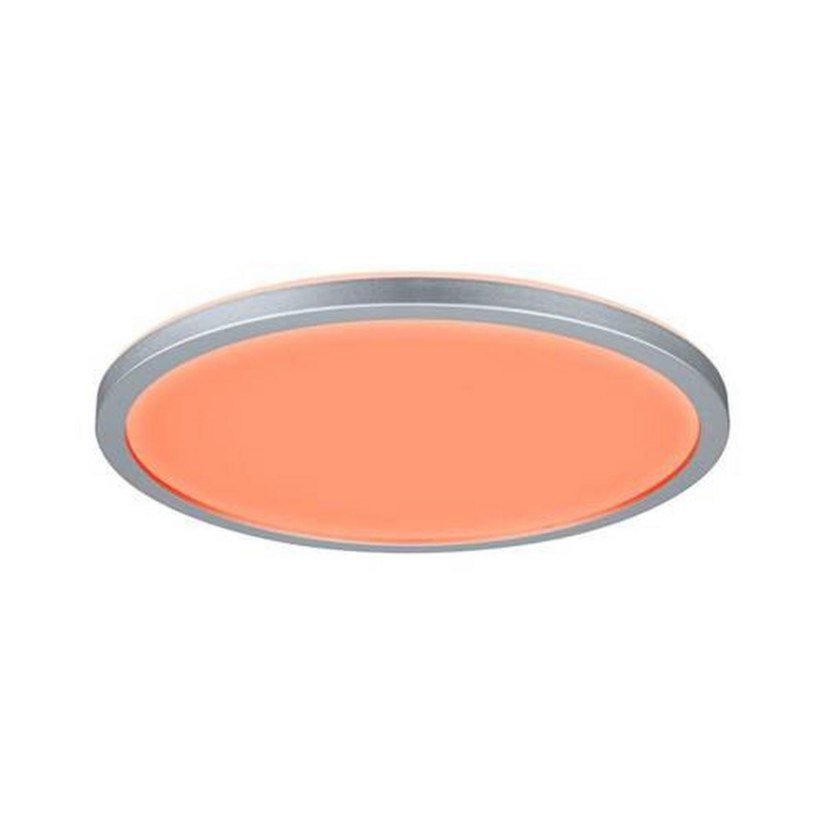 LED-Paneel Ø 29,3 cm Rund dimmbar - Chromfarben, Basics, Kunststoff (29,3cm) - Paulmann