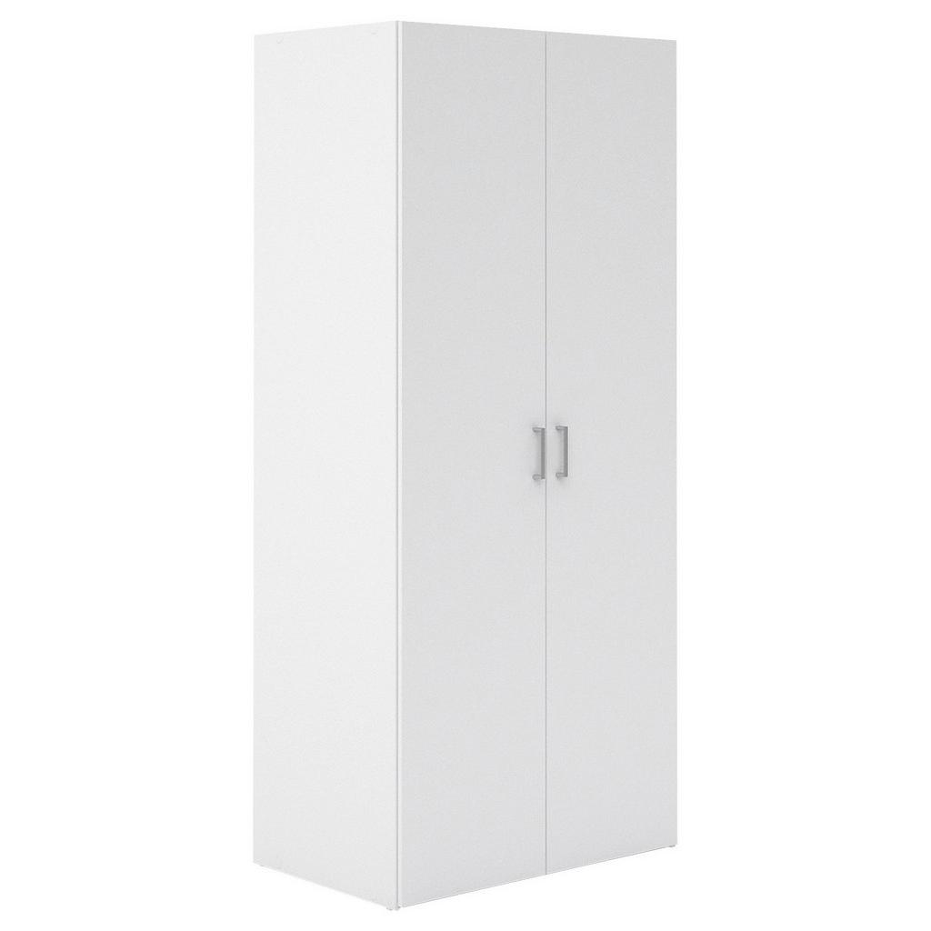 Kleiderschrank Space, Weiß, B: 77,6 cm