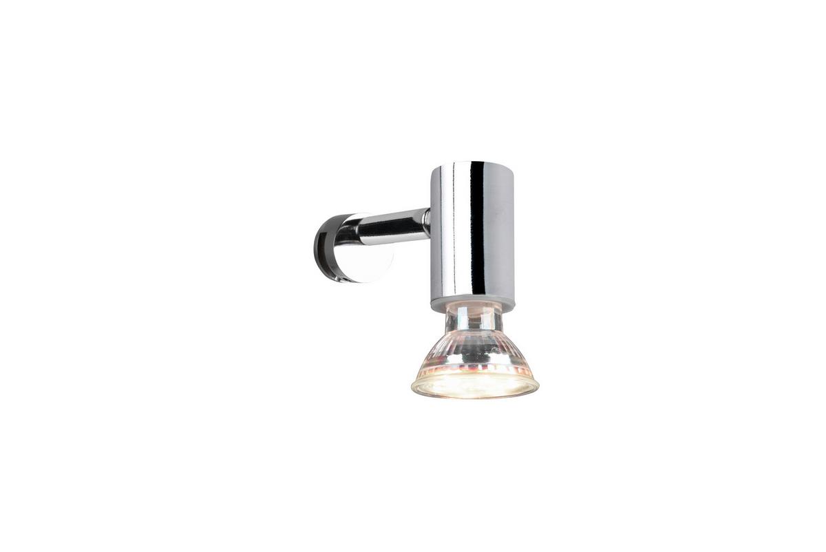 Wandstrahler 1-flammig L: 10 Cm - Chromfarben, Basics, Metall (3/5/10cm) - Trio Leuchten