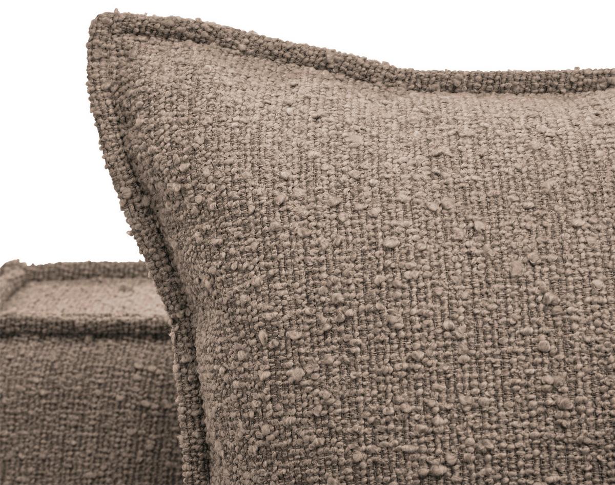 Sessel Aurora - Schwarz/Braun, Trend, Textil (129/92/105cm) - Livetastic