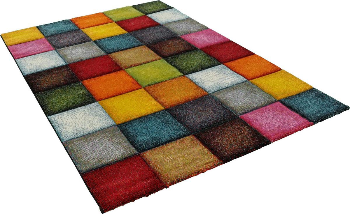Webteppich Belis - Multicolor, KONVENTIONELL, Textil (160/230cm)