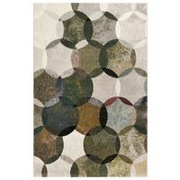 Webteppich Modernina - Dunkelgrün/Multicolor, KONVENTIONELL, Textil (120/170cm) - Esprit