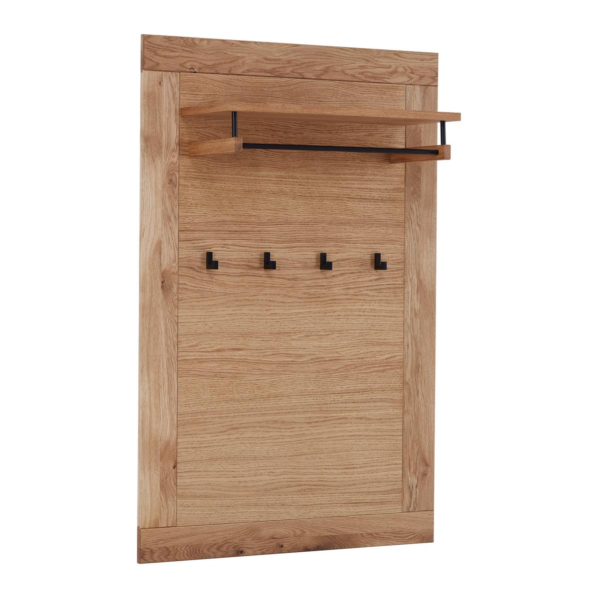 Šatní panel LOLA dub masiv - divoký dub, Lifestyle, dřevo (80/120/30cm) - ecoTree