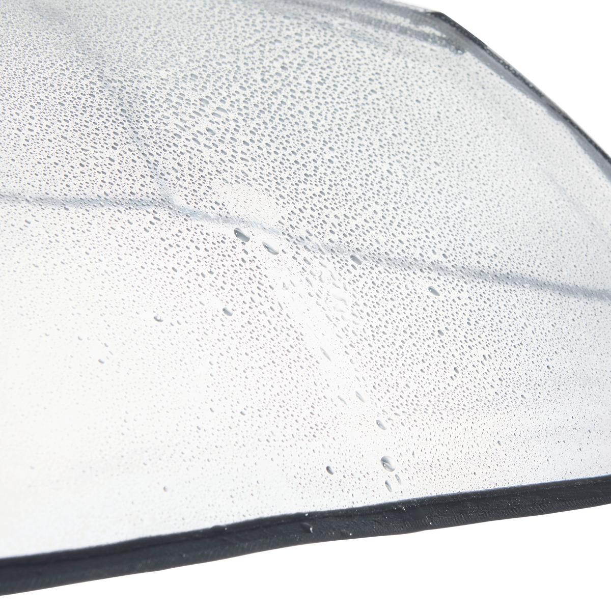 Dáždnik LIVIA - S -EXT- - priehľadné/čierna, Modern, kov/plast (98cm) - Mömax