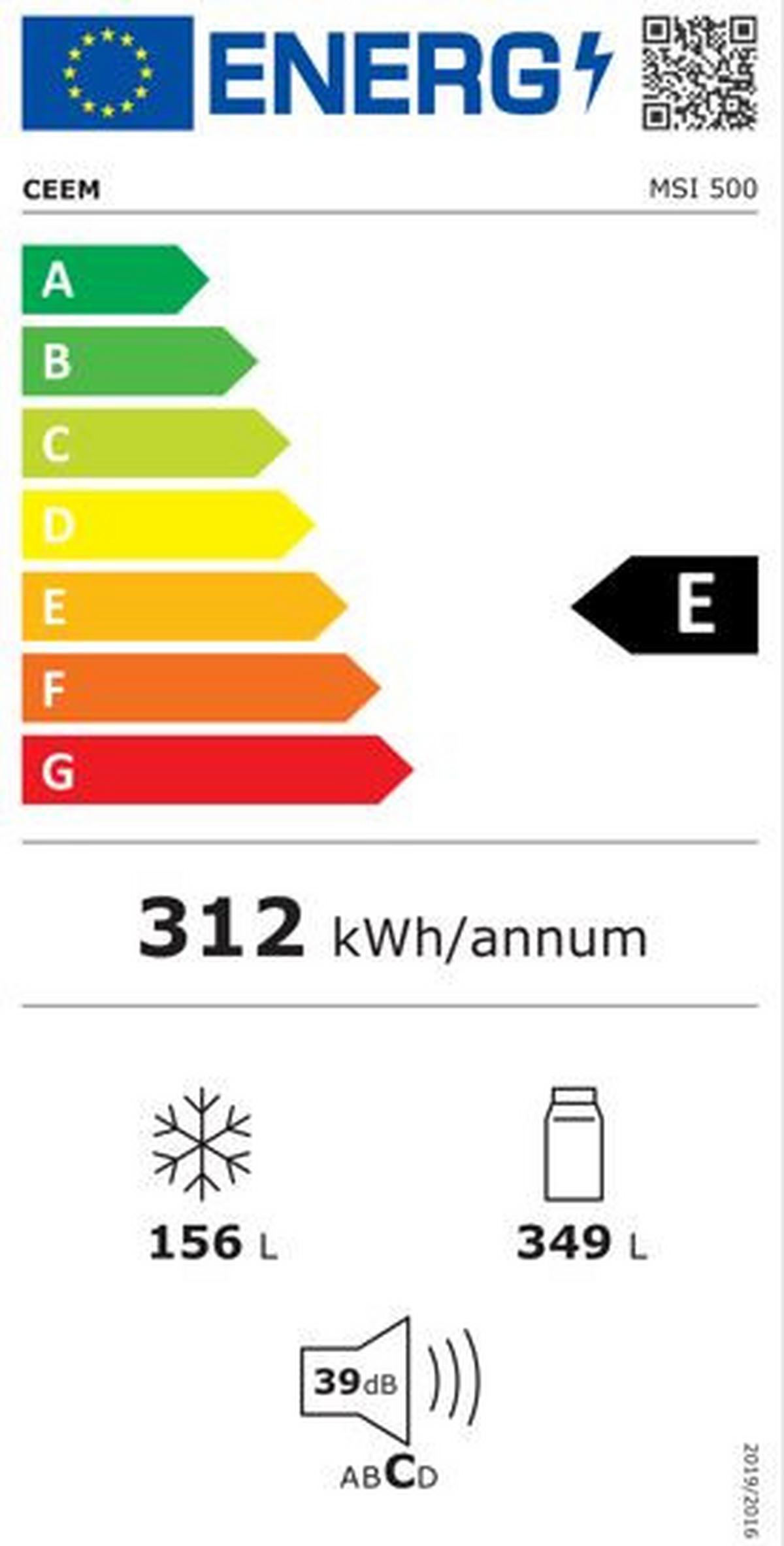 Side-By-Side Msi 500 Edelstahlfarben, - Edelstahlfarben, Basics, Glas/Kunststoff (90,5/190,2/59,7cm) - CEEM