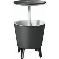 ZAHRADNÍ BAROVÝ STŮL COOL BAR - šedá/bílá, Konvenční, plast (49,5/49,5/57-84,5cm) - Mömax