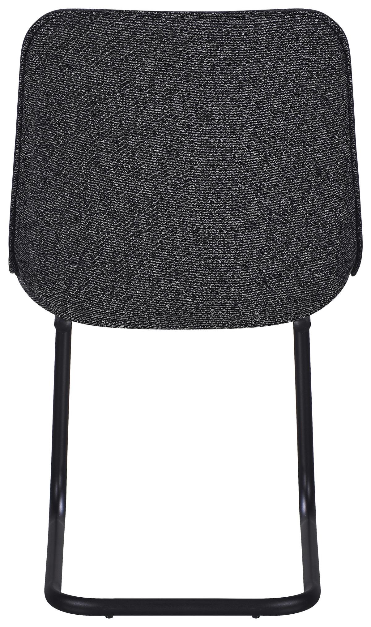 ŽIDLE NOVA - šedá/černá, Moderní, kov/textil (51cm) - Premium Living