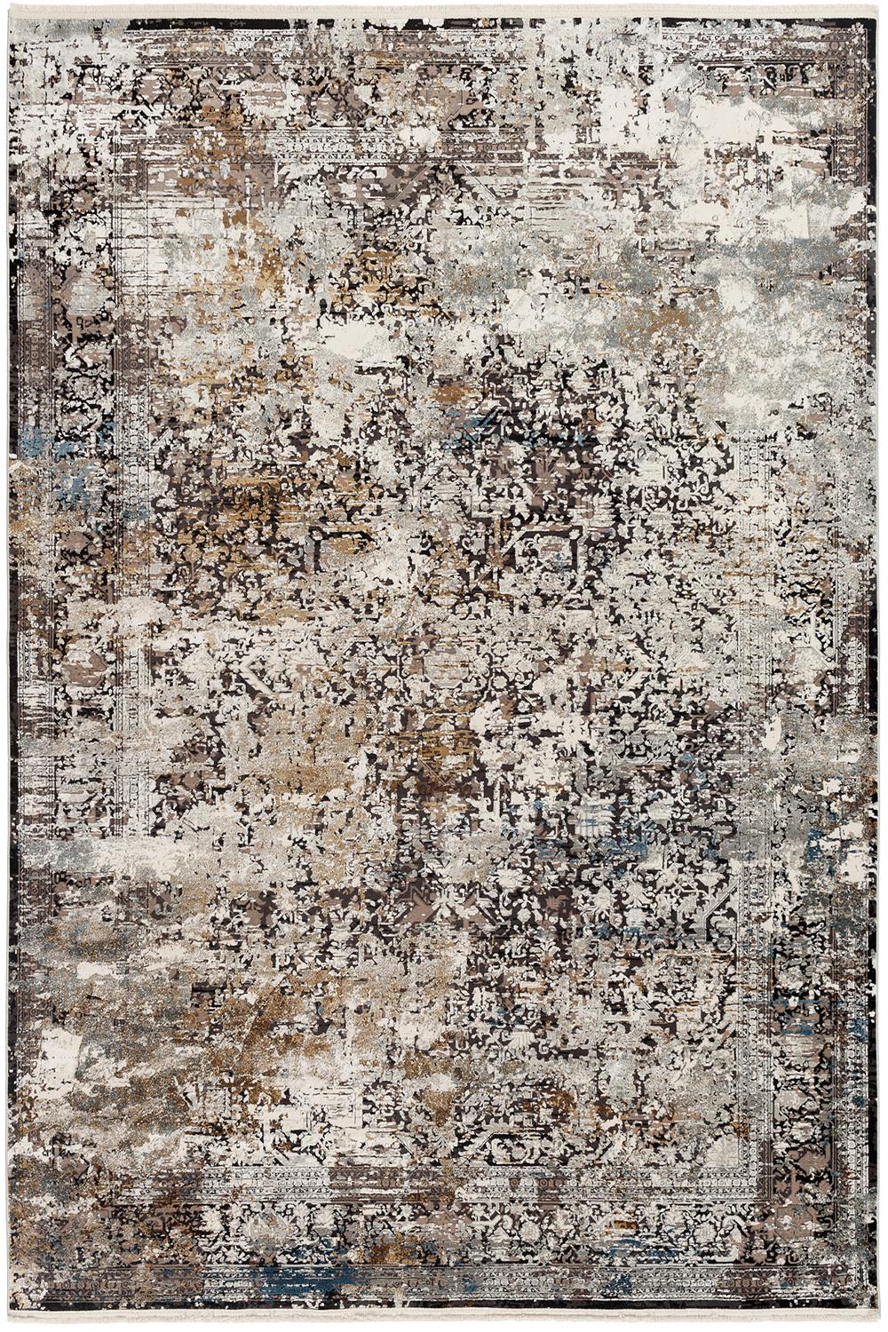 Webteppich Grau/Multicolor Le Mans 80x150 cm - Multicolor/Grau, Design, Textil (80/150cm) - Dieter Knoll