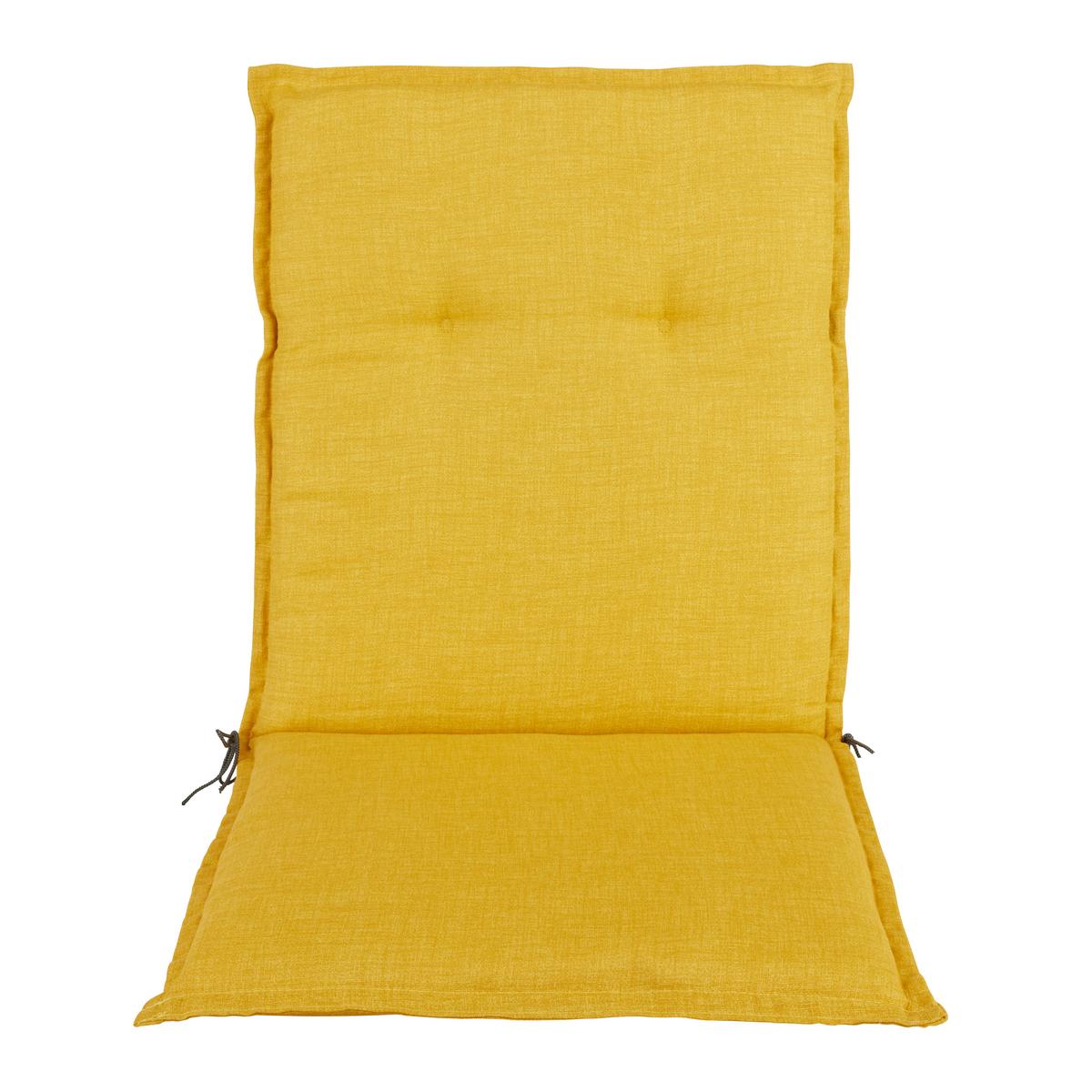 PODUŠKA NA KRESLO GENF 1 - horčicovožltá, Basics, textil (100/48/5cm) - Mömax