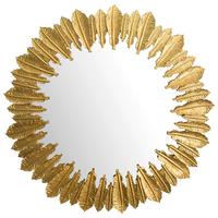 WANDSPIEGEL Goldfarben B: 68 cm - Goldfarben, Design, Glas/Metall (68/68/3cm) - MID.YOU